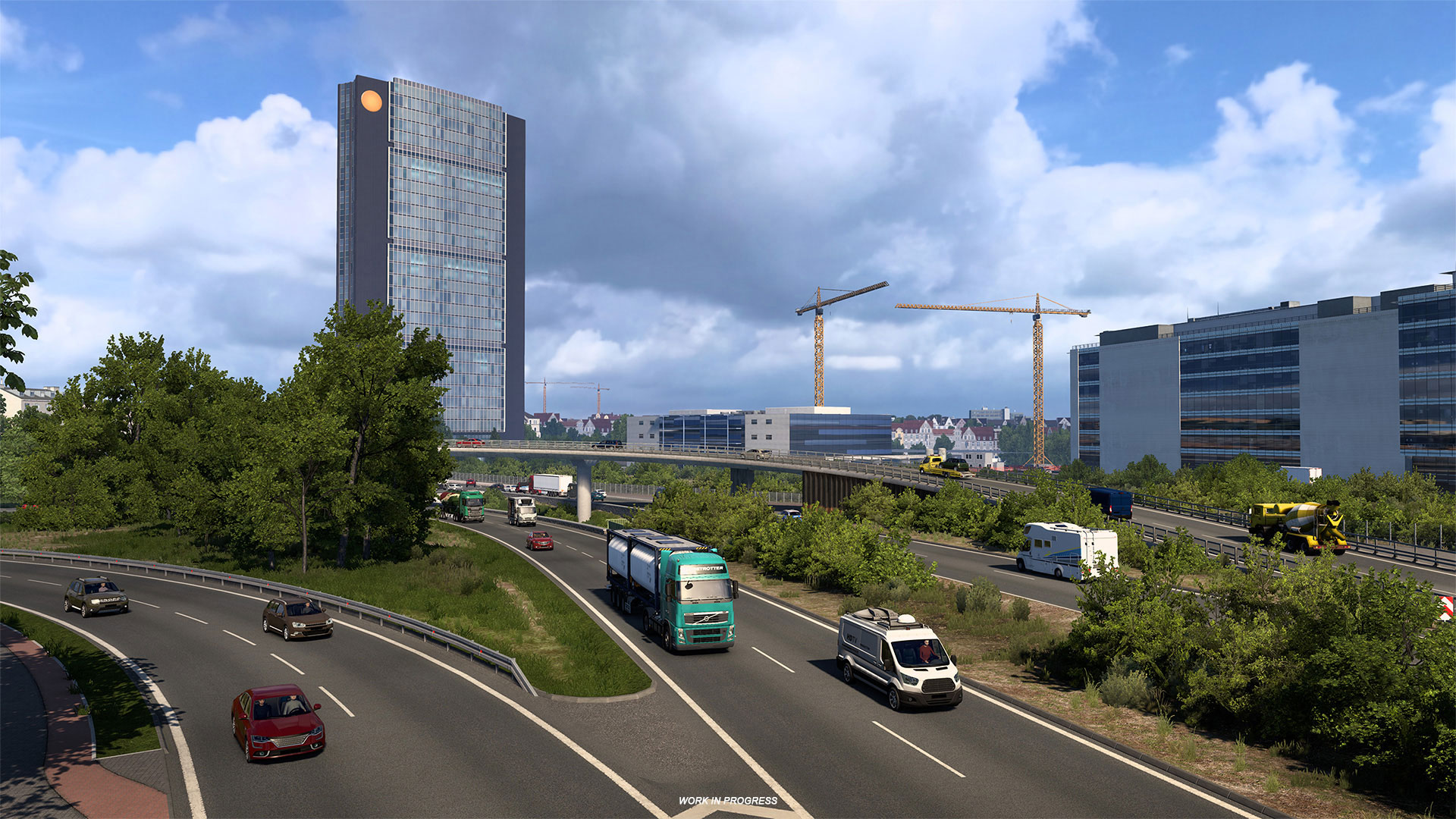 ETS 2 Germany Rework – Ren-Ruhr: Endüstri ve Kavşaklar 15 ETS 2 Germany Rework Rhine Ruhr Industry Intersections 14