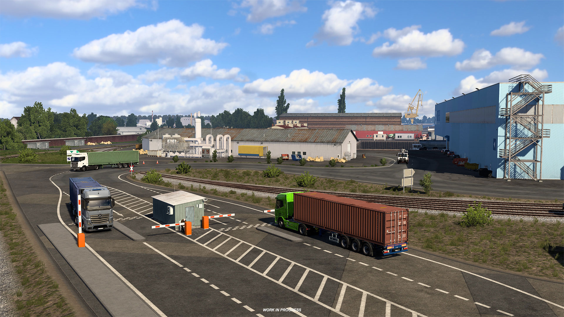 ETS 2 Germany Rework – Ren-Ruhr: Endüstri ve Kavşaklar 6 ETS 2 Germany Rework Rhine Ruhr Industry Intersections 6