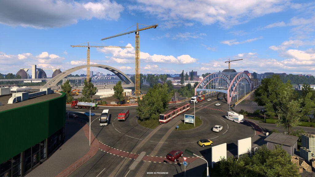 ETS2 – Germany Rework – Rhine: Köln, Dortmund, Düsseldorf ve Duisburg şehirleri sıfırdan inşa edilmiş 1 ETS 2 Germany Rework Rhine Through Cities 1