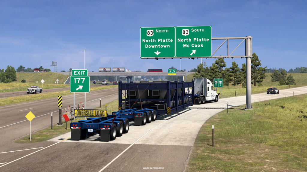 American Truck Simulator – Nebraska için Special Transport Rotaları 2 american truck simulator Nebraska BIG in Nebraska 2