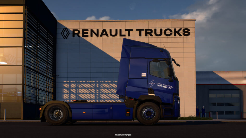 ETS 2’nin İlk Elektrikli Çekicisi Renault Trucks E-Tech T Geliyor! 5 ets 2 Renault Trucks E Tech T screenshots5