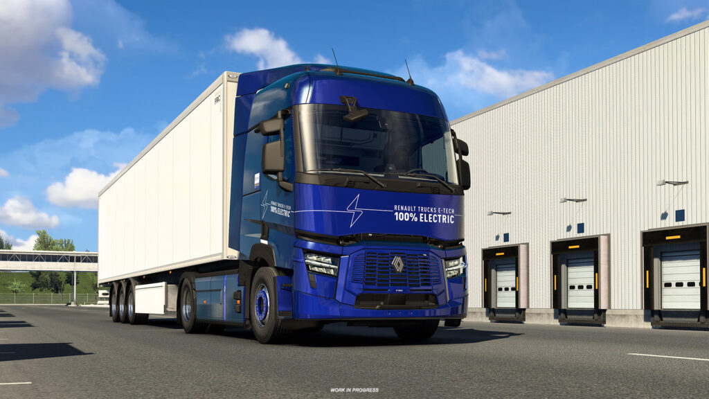 ETS 2’nin İlk Elektrikli Çekicisi Renault Trucks E-Tech T Çıktı! 1 ets 2 Renault Trucks E Tech T screenshots1
