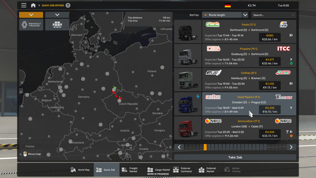 ETS 2’nin İlk Elektrikli Çekicisi Renault Trucks E-Tech T Çıktı! 11 ets 2 Renault Trucks E Tech T screenshots14
