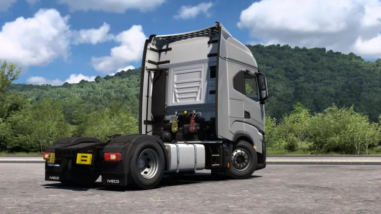 ETS 2 için 2025 model IVECO S-Way çekicisi sürpriz bir şekilde yayınlandı 12 Euro Truck Simulator 2 Iveco S Way 14 768x432 1