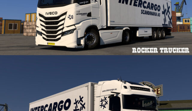 ETS 2 Intercargo Scandinavia Skin Pack v1.1